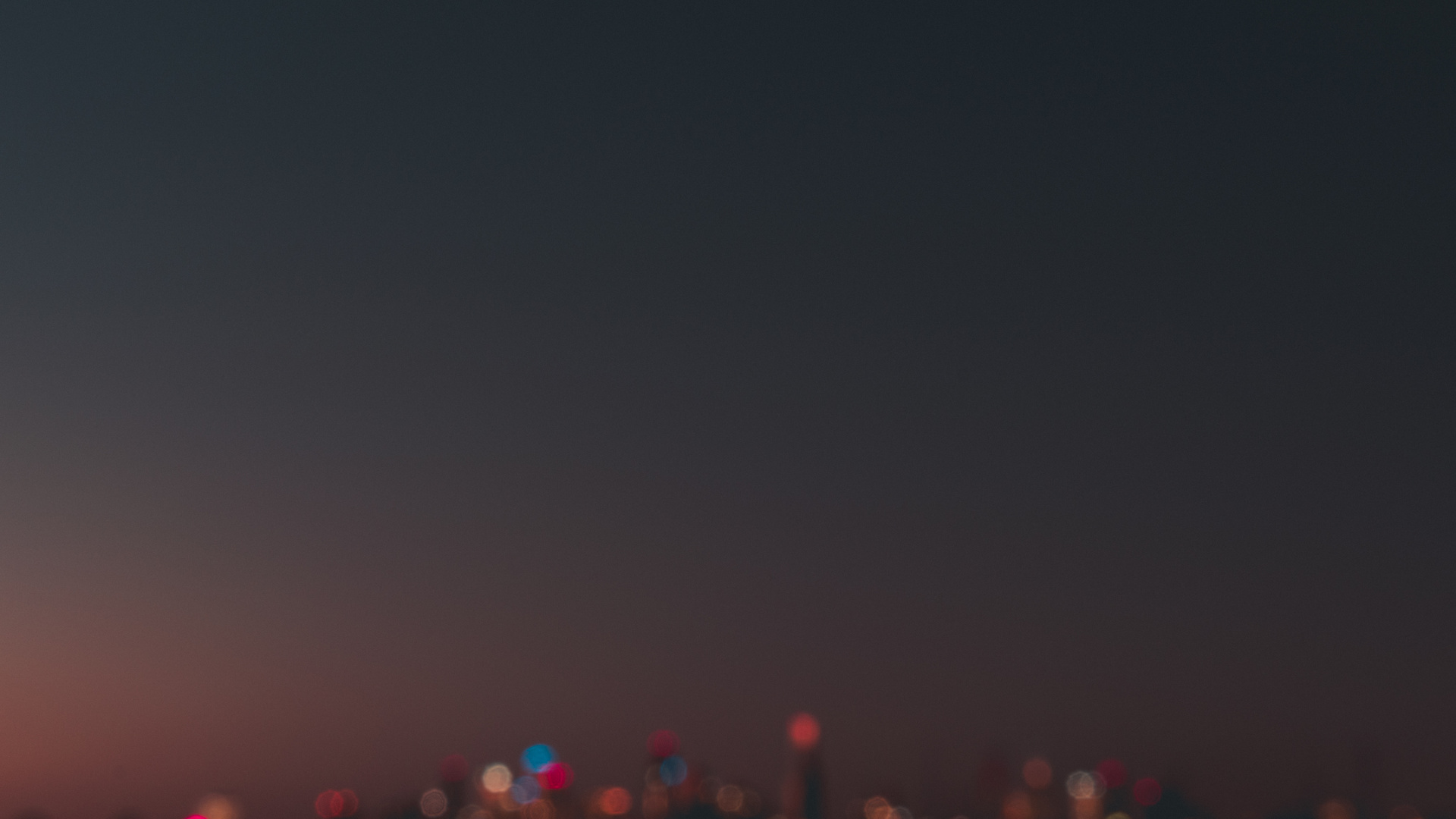 Buildings View Blur Lights Effect Sky