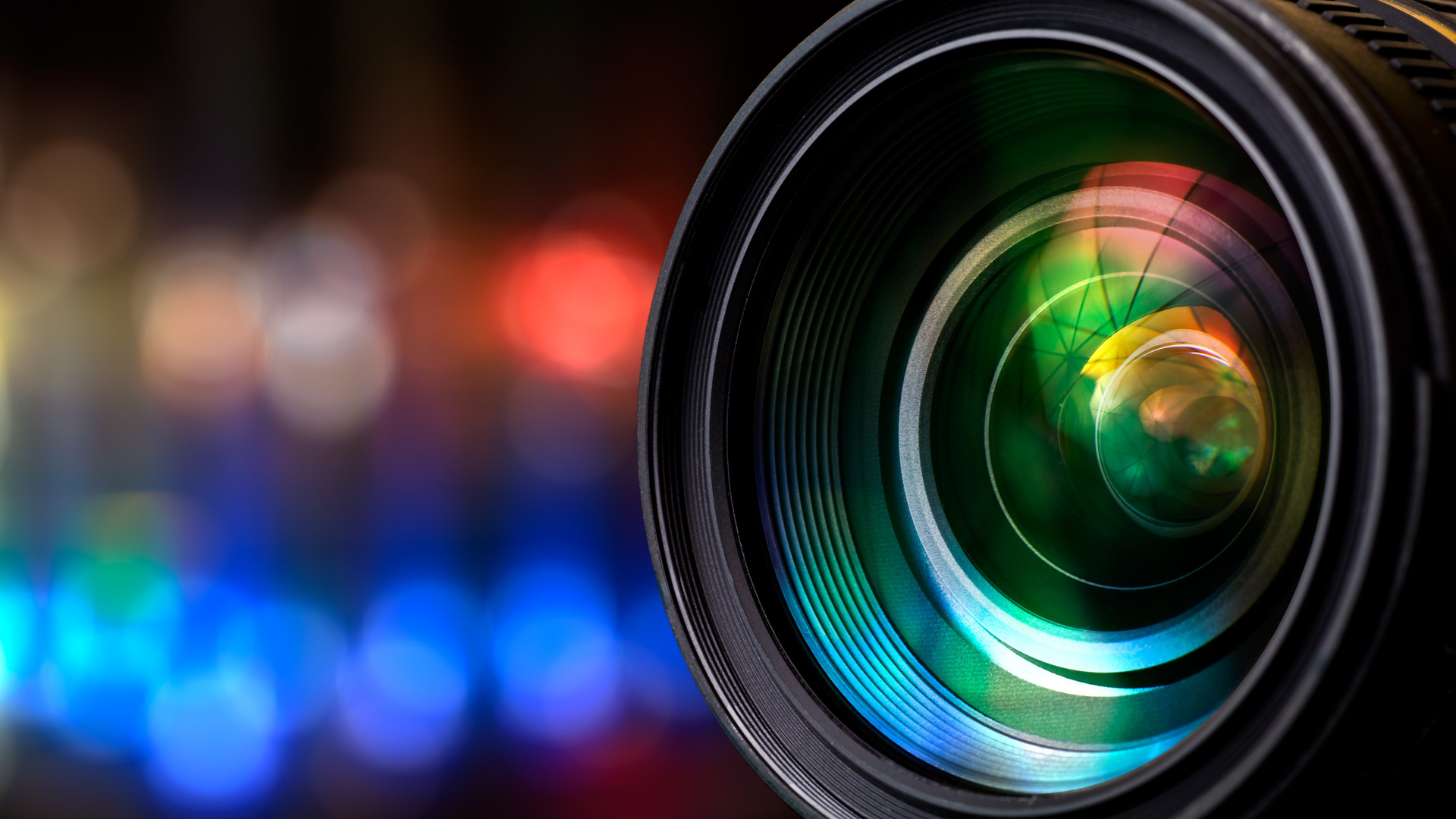 Camera Lens Closeup