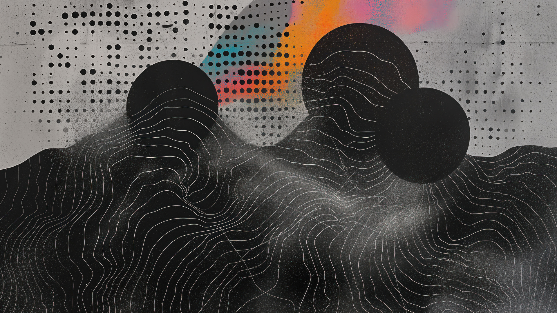 Circle Dots Abstract