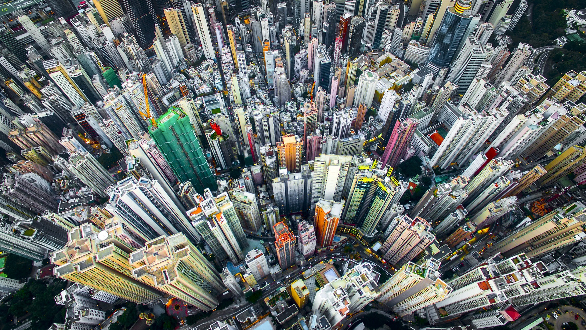 Cityscape Aerial View