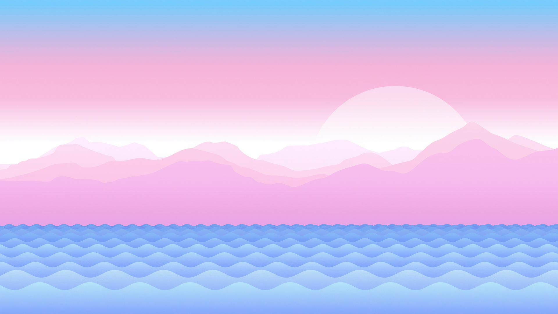 Clouds Minimal Abstract 4k