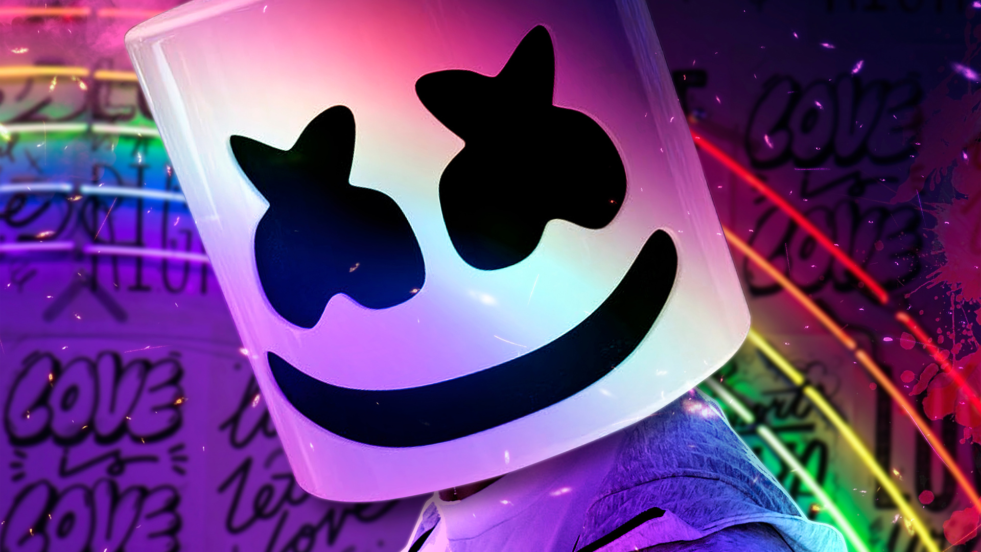 Colorful Life Of Marshmello 5k