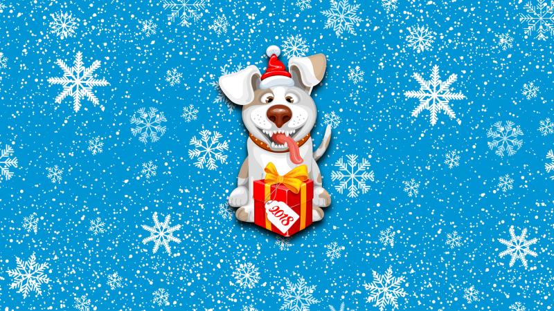 2018 Happy New Year Christmas 8k