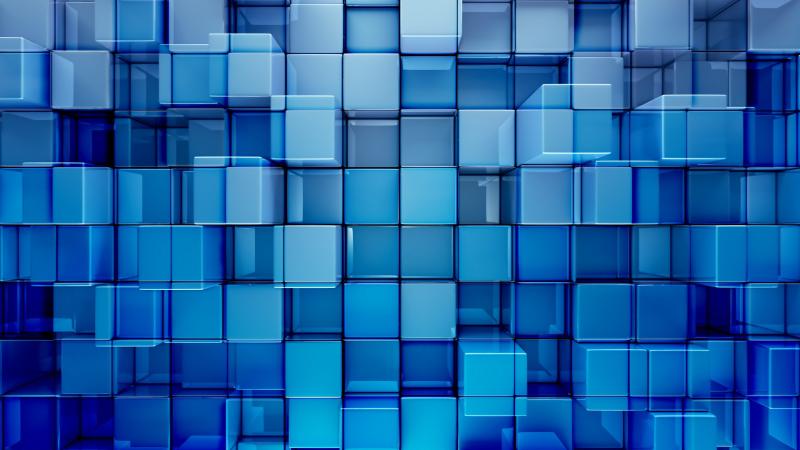 3D Cubes Abstract
