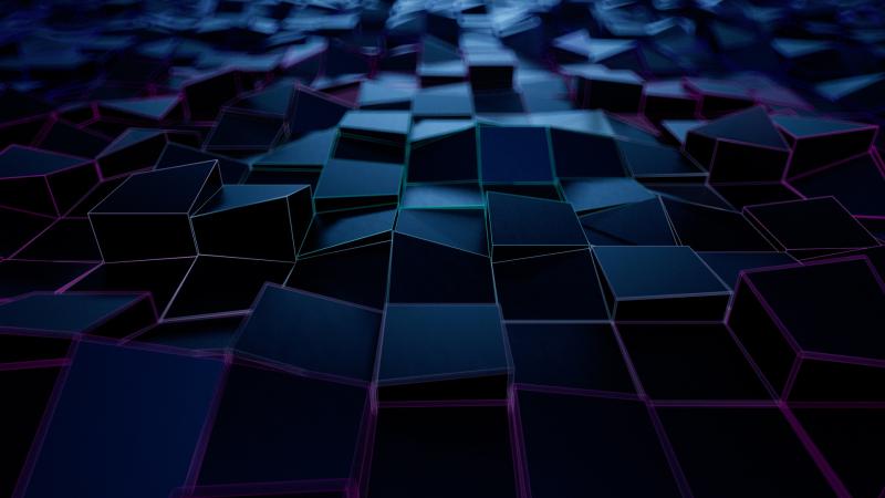 3d Cubes Loops Surface