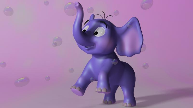3D Elephant HD Wallpaper - Free 4K Download