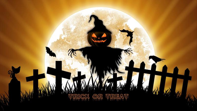 Bat Fence Halloween Holiday Scarecrow