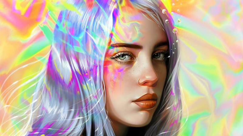 Billie Eilish Art 5k