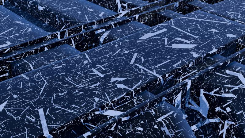 Blue Black Surface