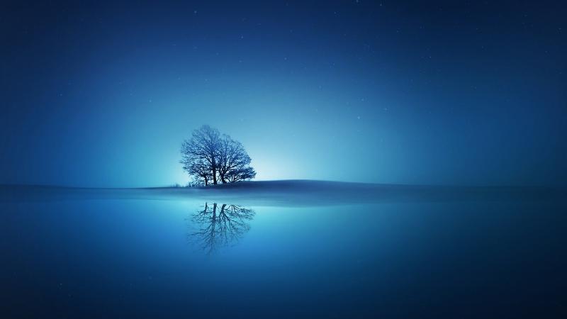 Blue Reflections HD Wallpaper - Free 4K Download