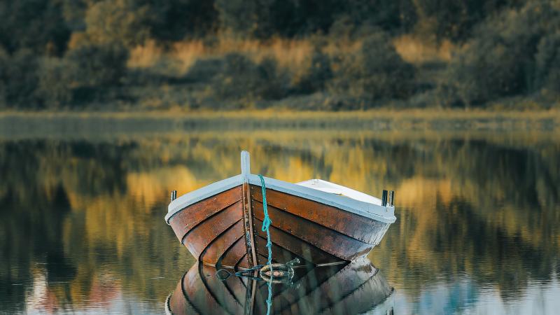 Boat Nature Reflection 5k