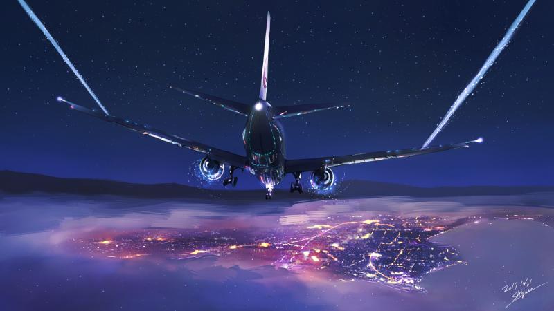 Boeing 737 Next Generation Planes Minimalism 4k