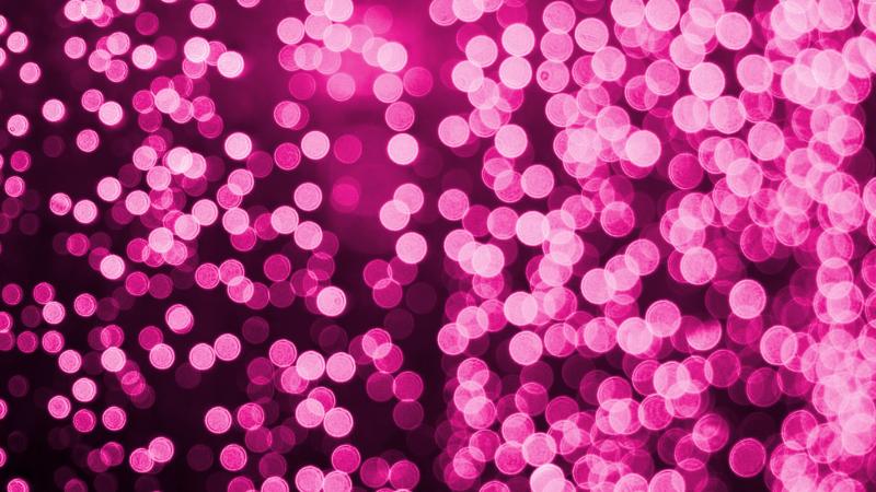 Bokeh Effect Pink Lights Celebrations HD Wallpaper - Free 4K Download