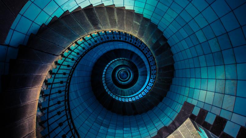Brittany France Stairs Abstract