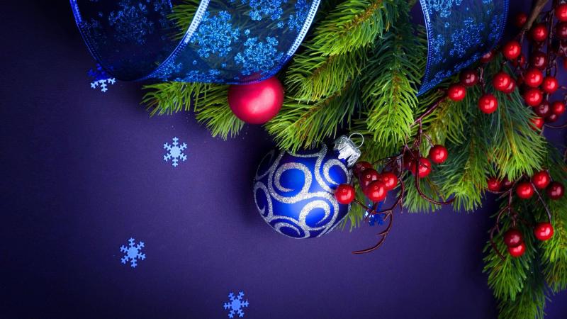 Christmas Ornaments 4k
