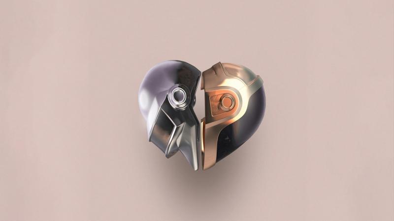Daft Punk Helmets Minimal 5k