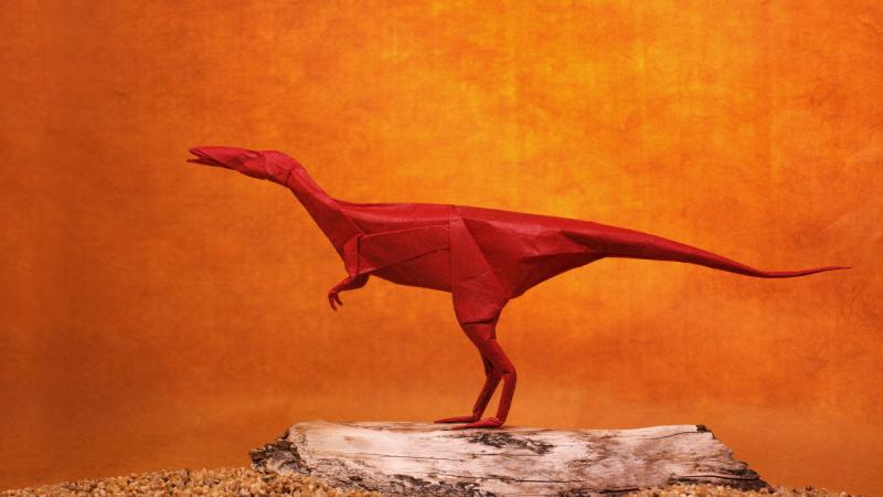 Dinosaurs Origami HD Wallpaper - Free 4K Download