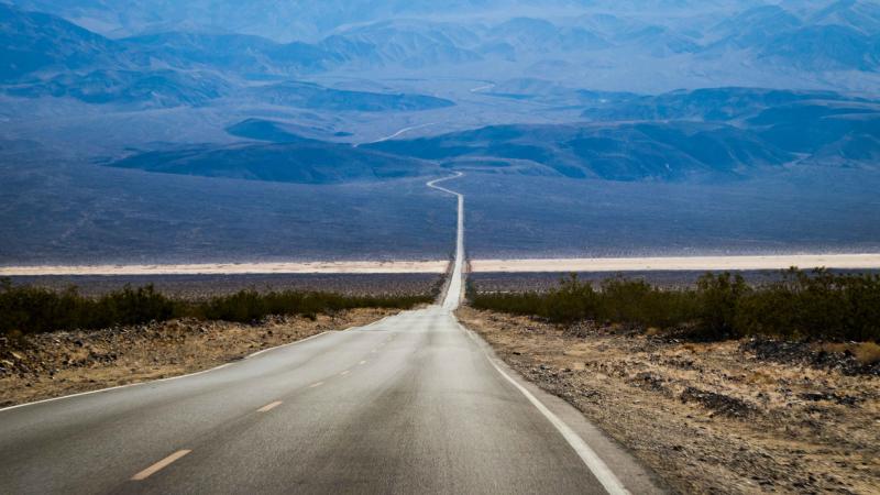 Empty Straight Road 4k 5k