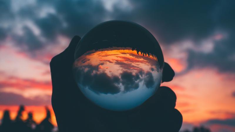 Glass Ball 4k