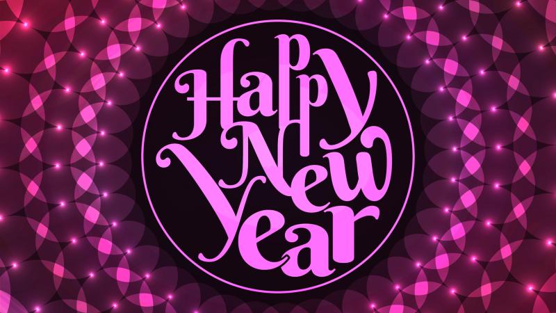 Happy New Year 4k