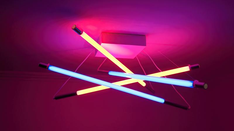 Lamp Neon Lights 4k