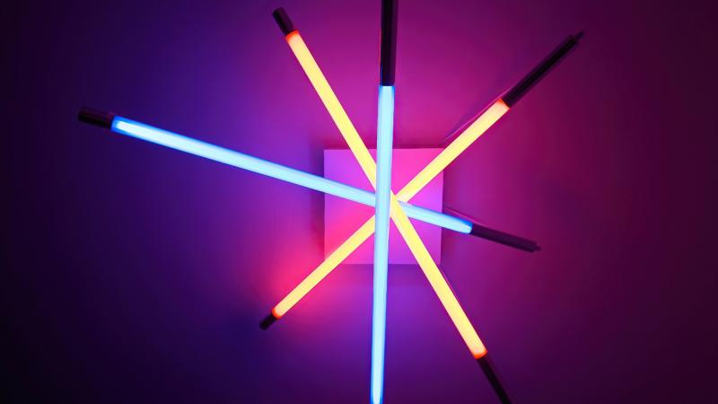 Lamp Neon Tubes 4k
