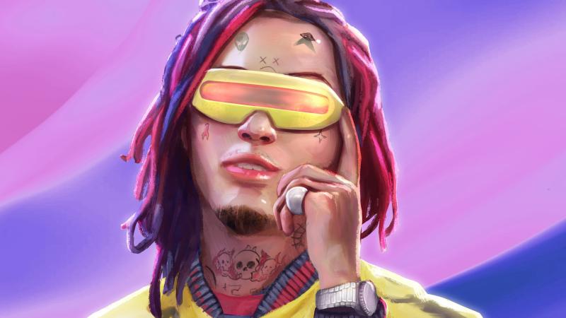 Lil Pump As Cyclops Artwork 5k