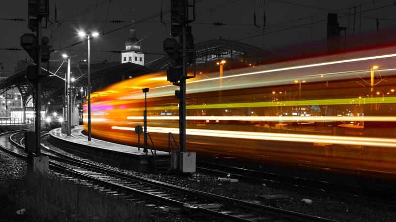 Long Exposure Train 4k
