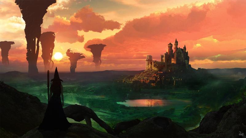 Magical Witch Castle HD Wallpaper - Free 4K Download
