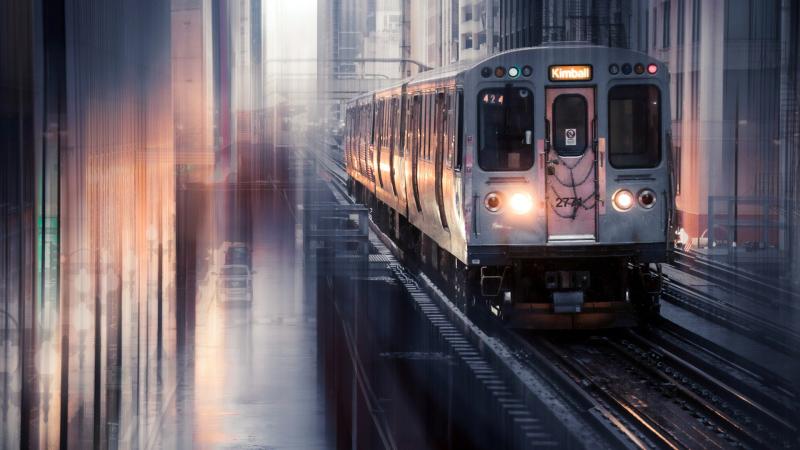 Man Standing Beside Train 4k