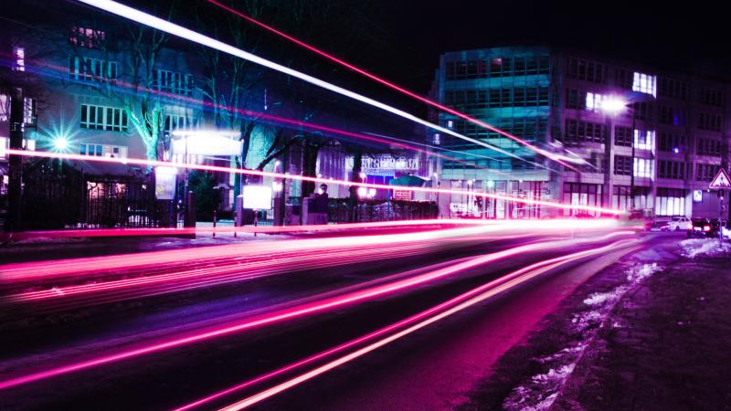 Neon Trail Lights Road 5k