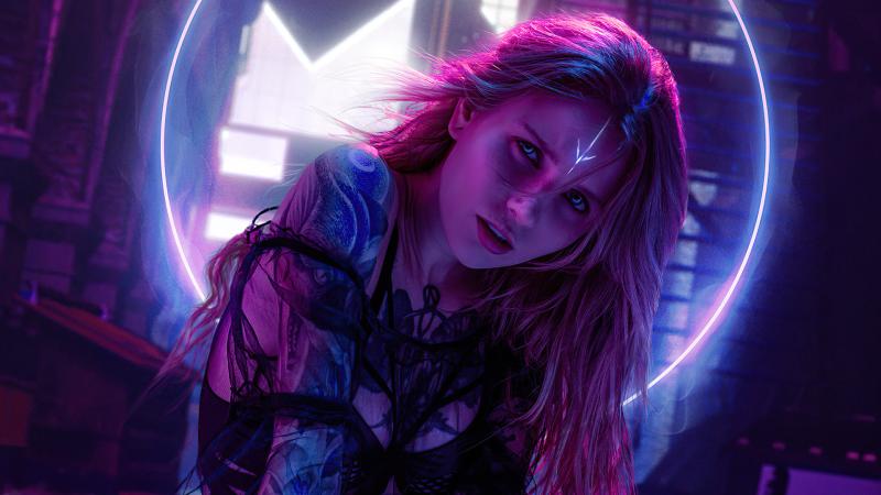Neon Witches Cosplay