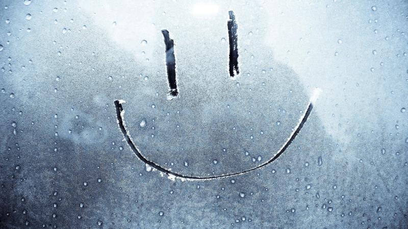 Smiley On Window