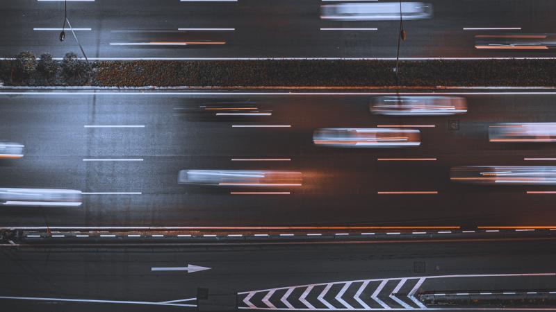 Time Lapse Asphalt Road 5k