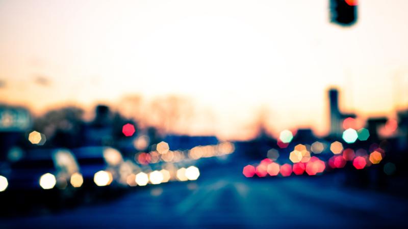 Traffic Lights Lens Flare