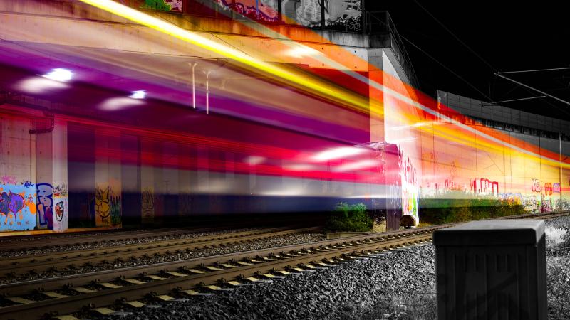 Train Long Exposure Lights Photography