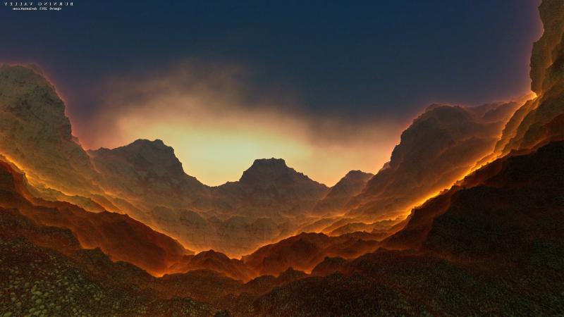 Valley Burn HD Wallpaper - Free 4K Download
