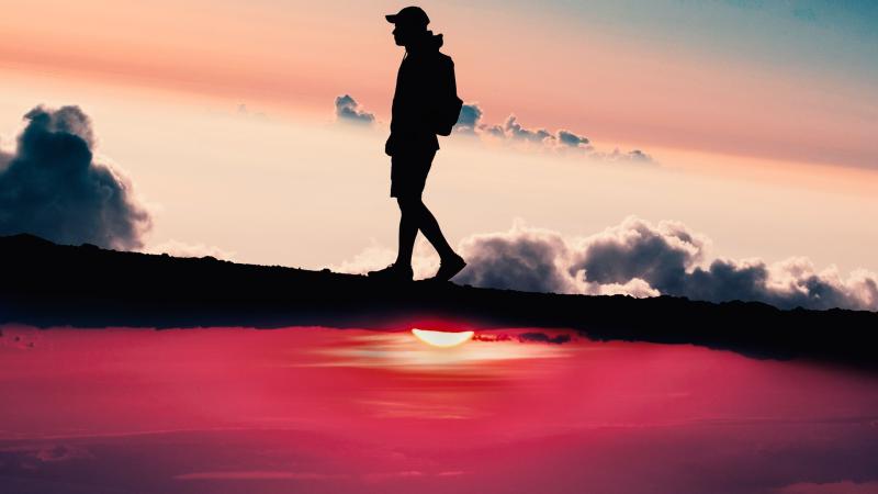 Walking Above The Sunset