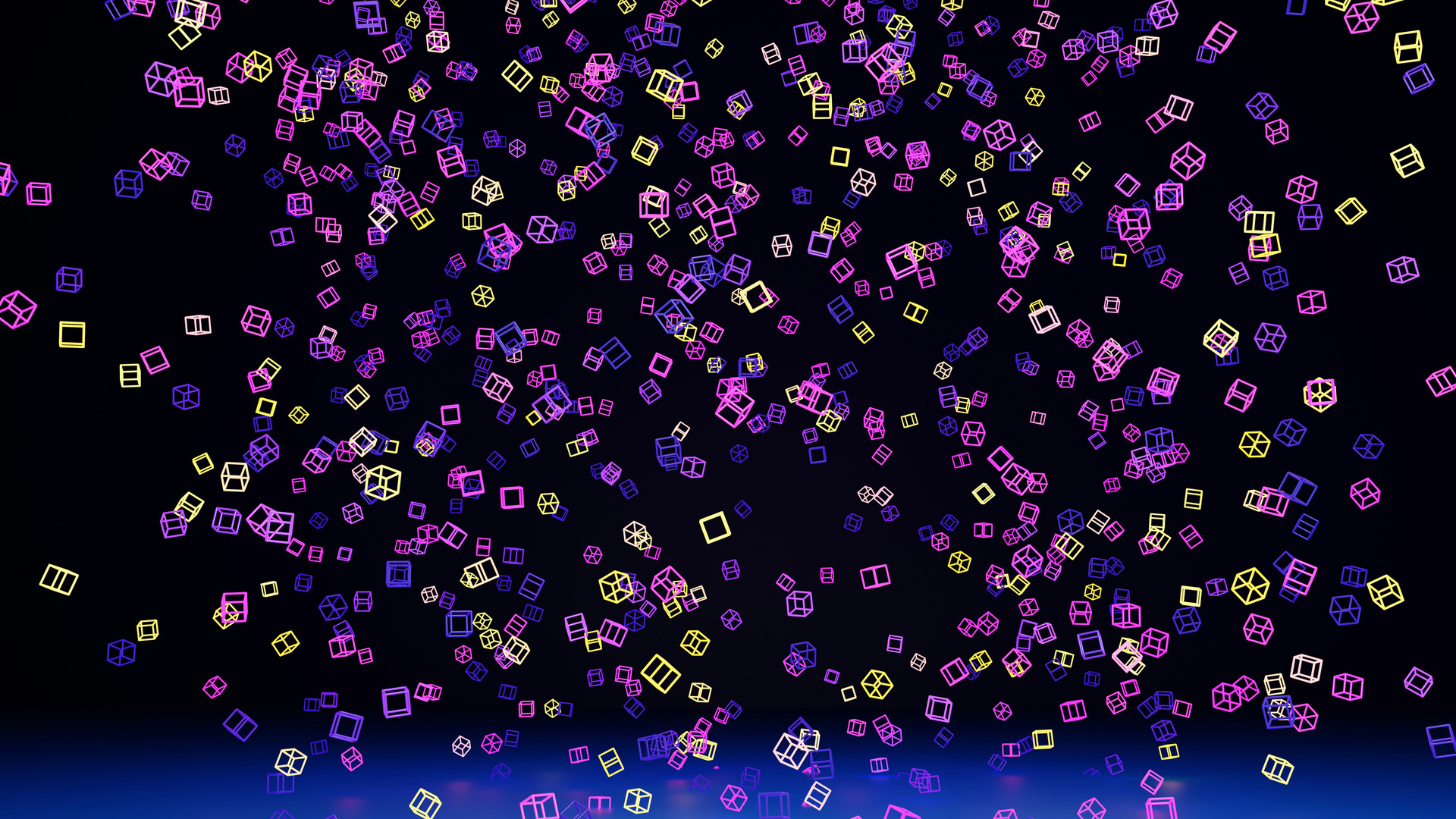 Cubes Floating 8k