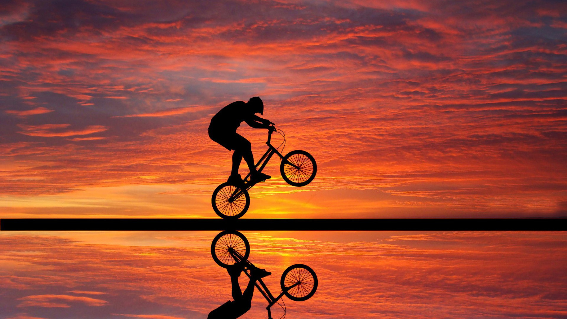 Cycling Sunset