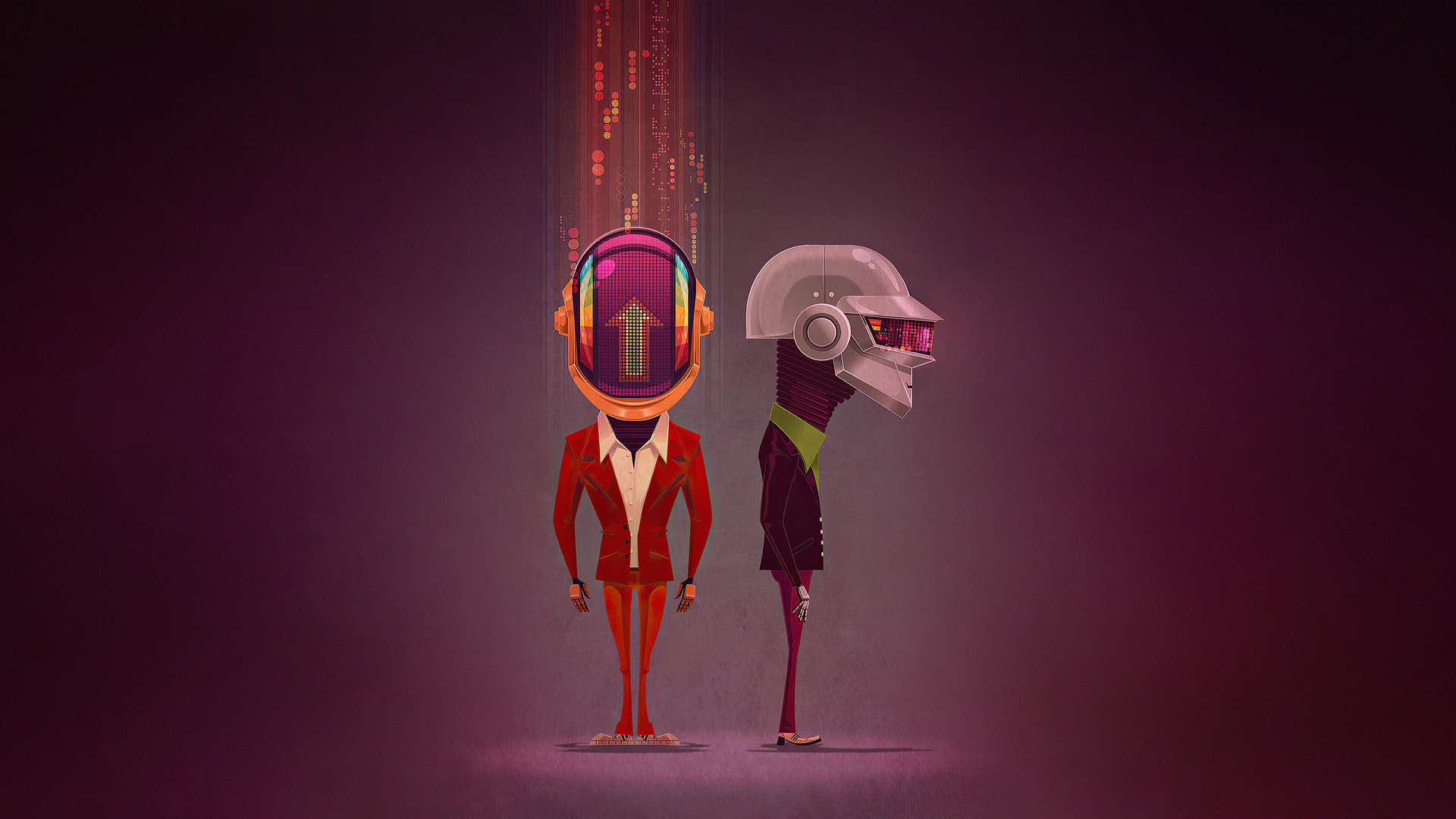 Daft Punk Robotic 4k