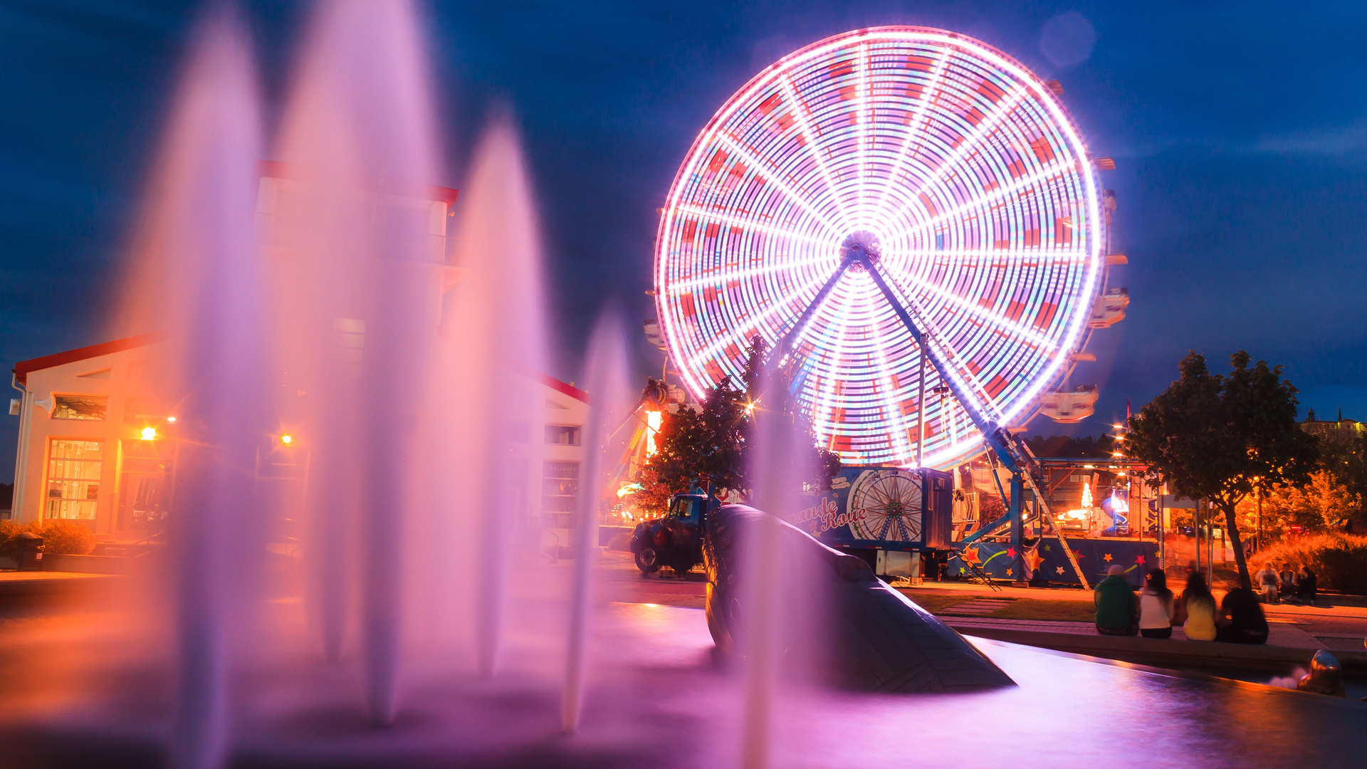Ferris Wheel Long Exposure
