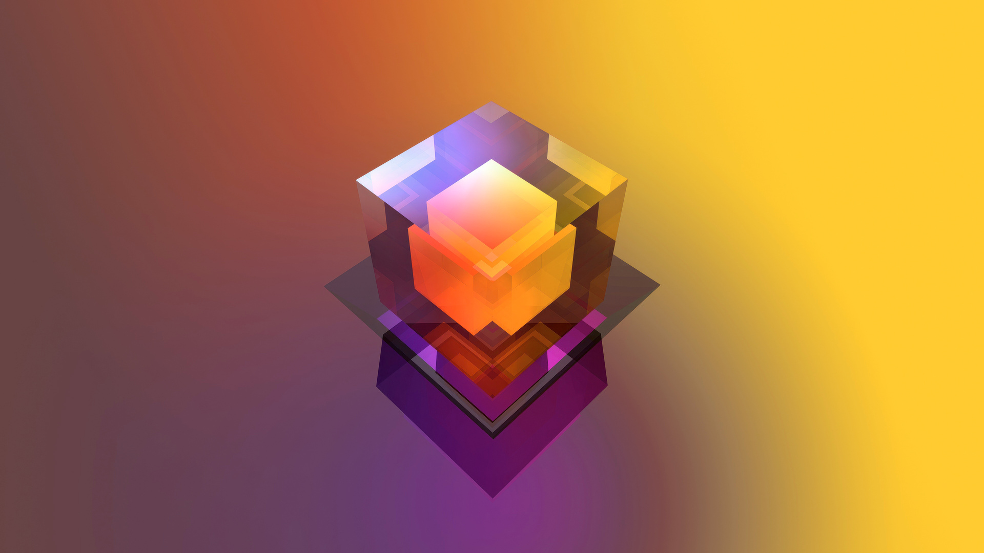 Geometric 3d Abstract 4k
