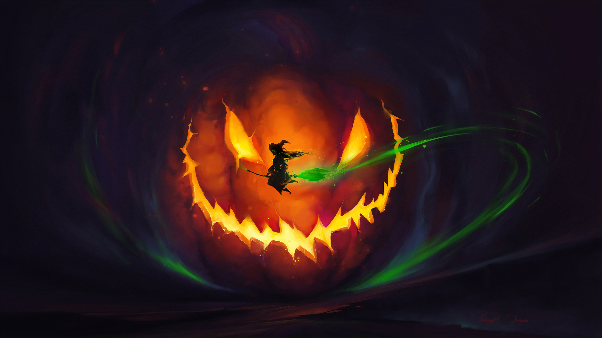 Halloween Witch 4k
