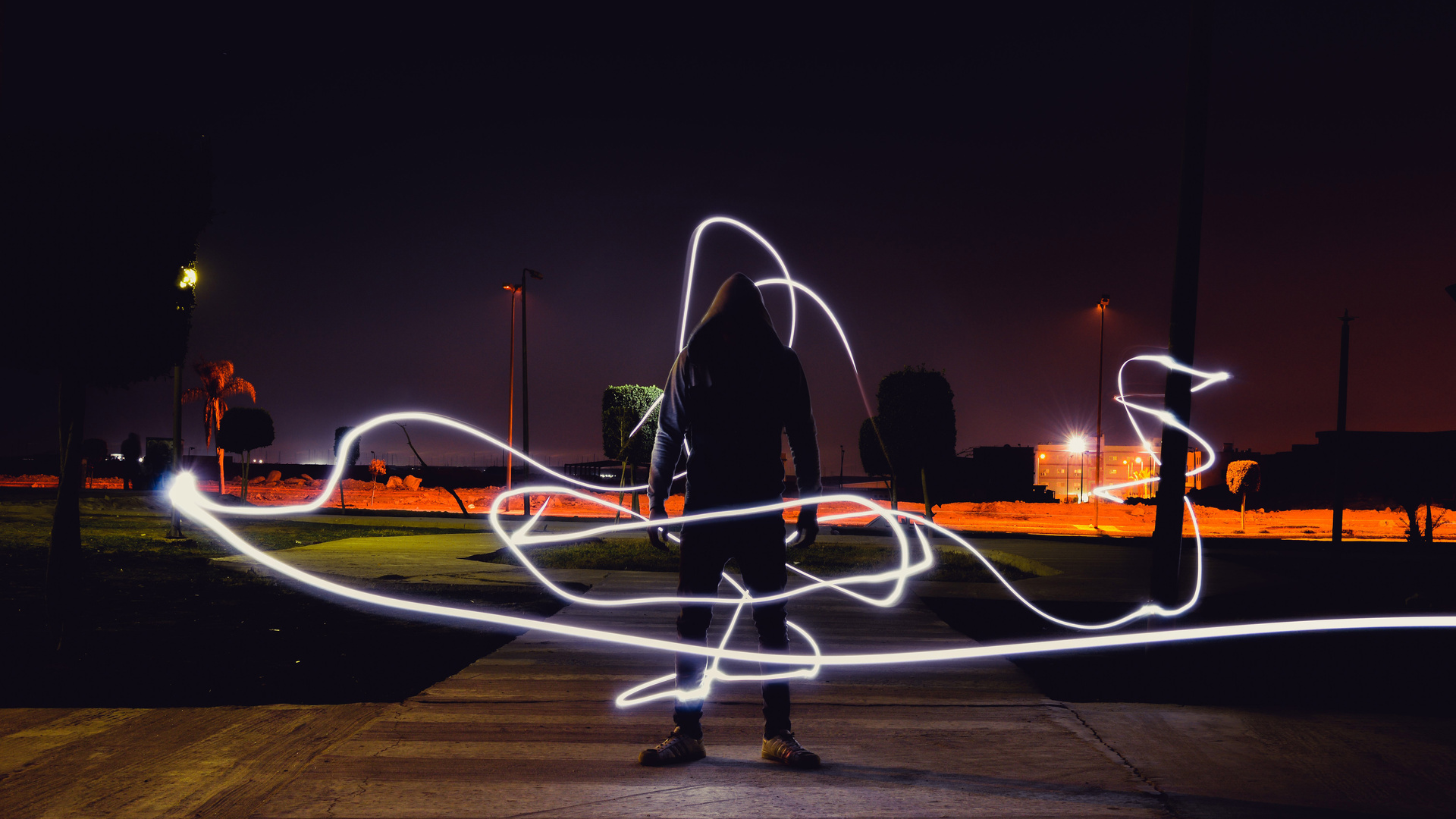 Hoodie Boy Light Timelapse