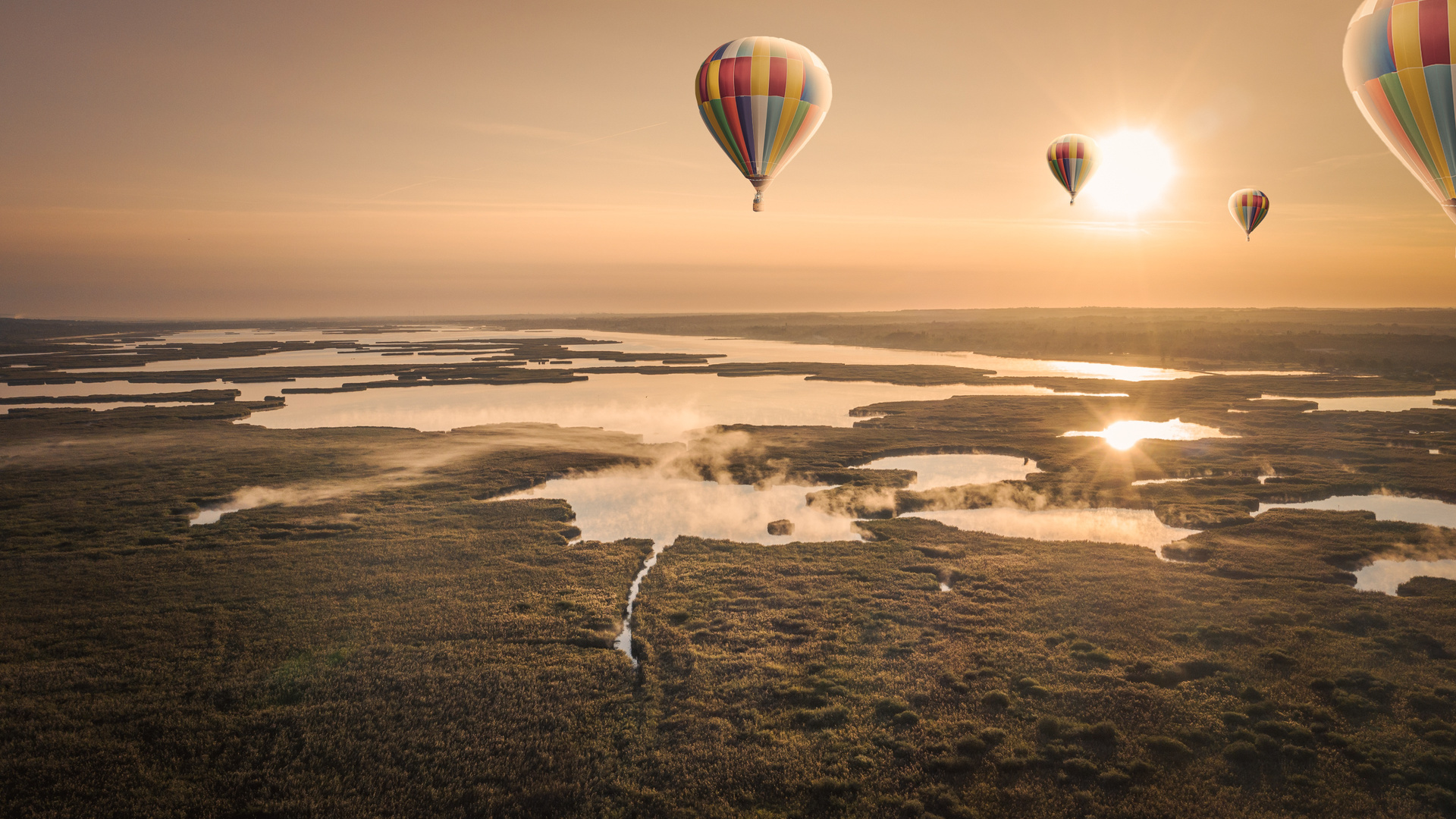 Hot Air Balloons Sky