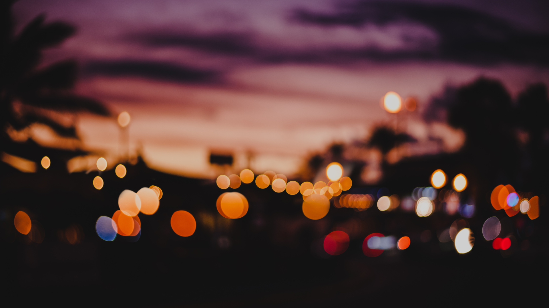 Lights Bokeh 4k
