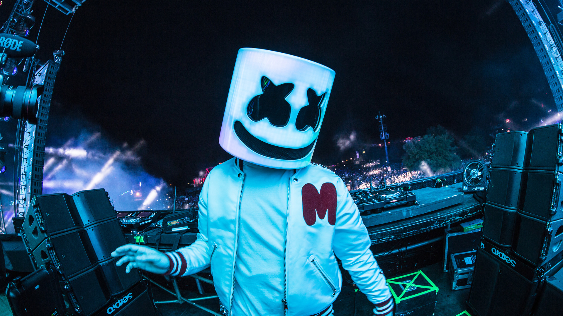 Marshmello 2018 On Stage Live Dj 5k