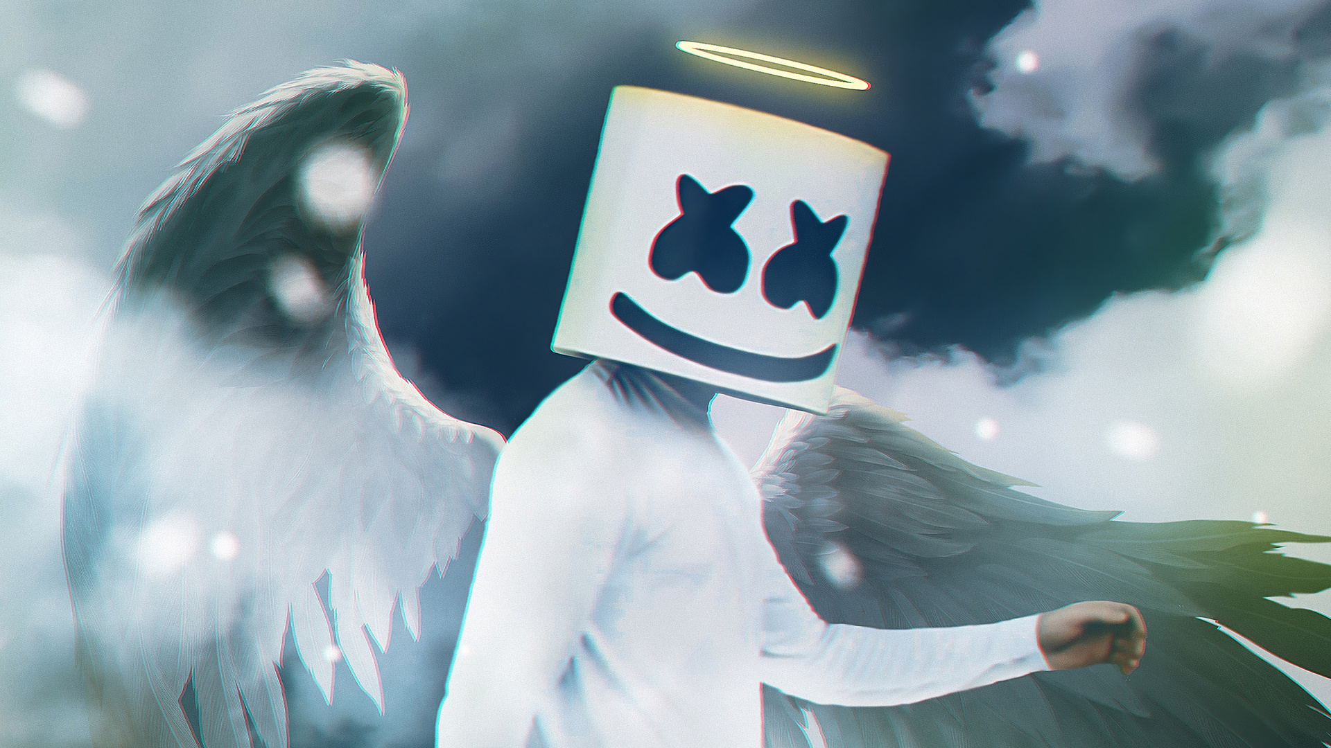 Marshmello Angel 4k