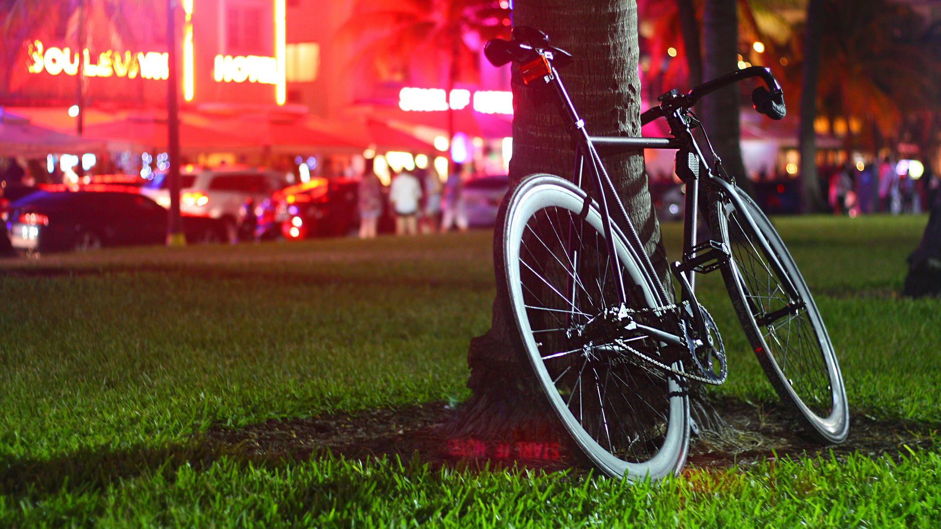 Night Park Street Bike